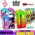 Bang Blaze 40000 Puffs Dual Flavors Wholesale Disposable Vape Puff 40K Electronic Cigarettebang blaze puffs dual flavors wholesale disposable vape puff k elect