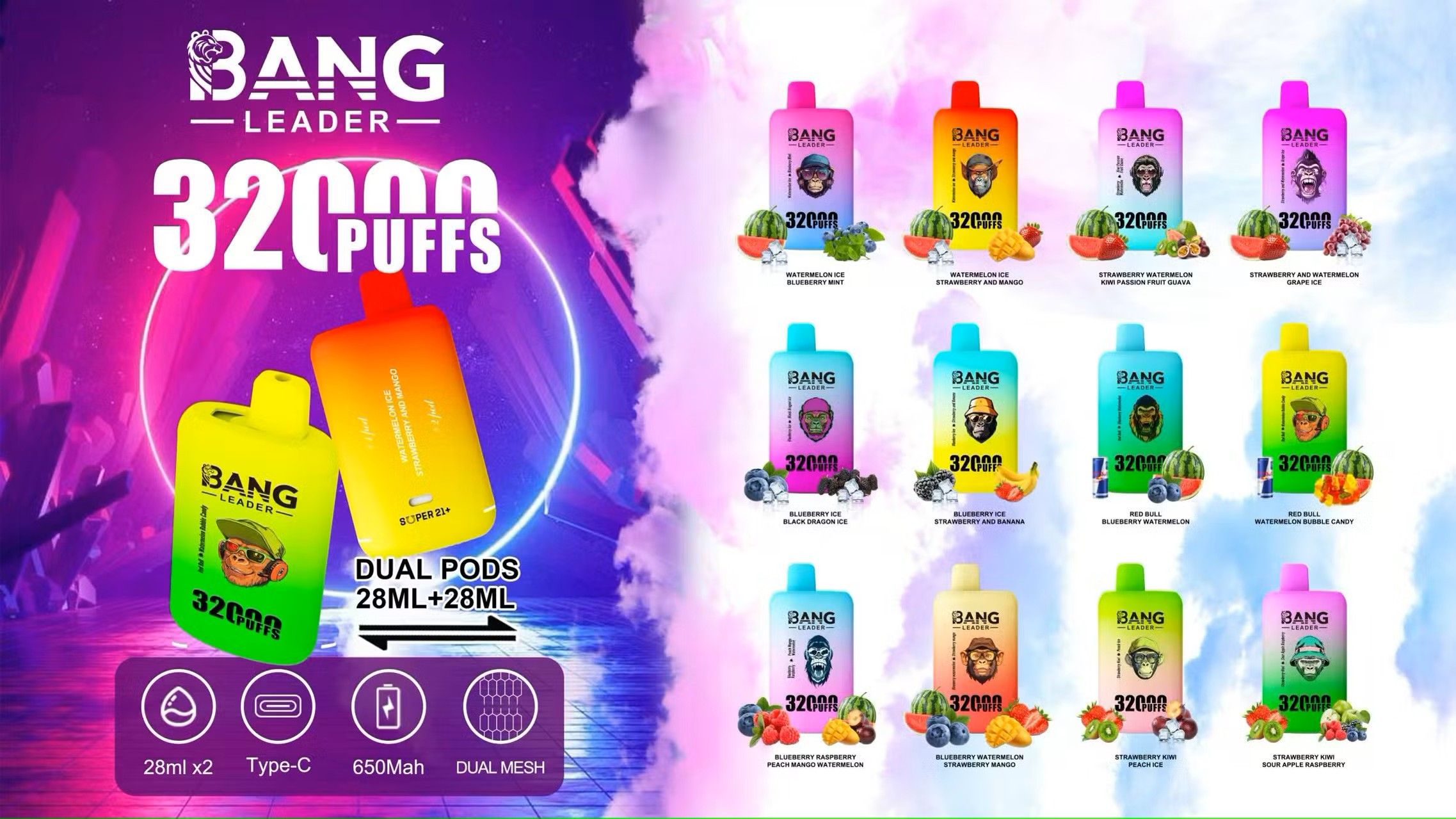 bangkingBang Leader 32000 Puffs Double Flavor: Complete Review & Guidebang king puffs double pod double mesh double p bang king puffs double pod double mesh double p